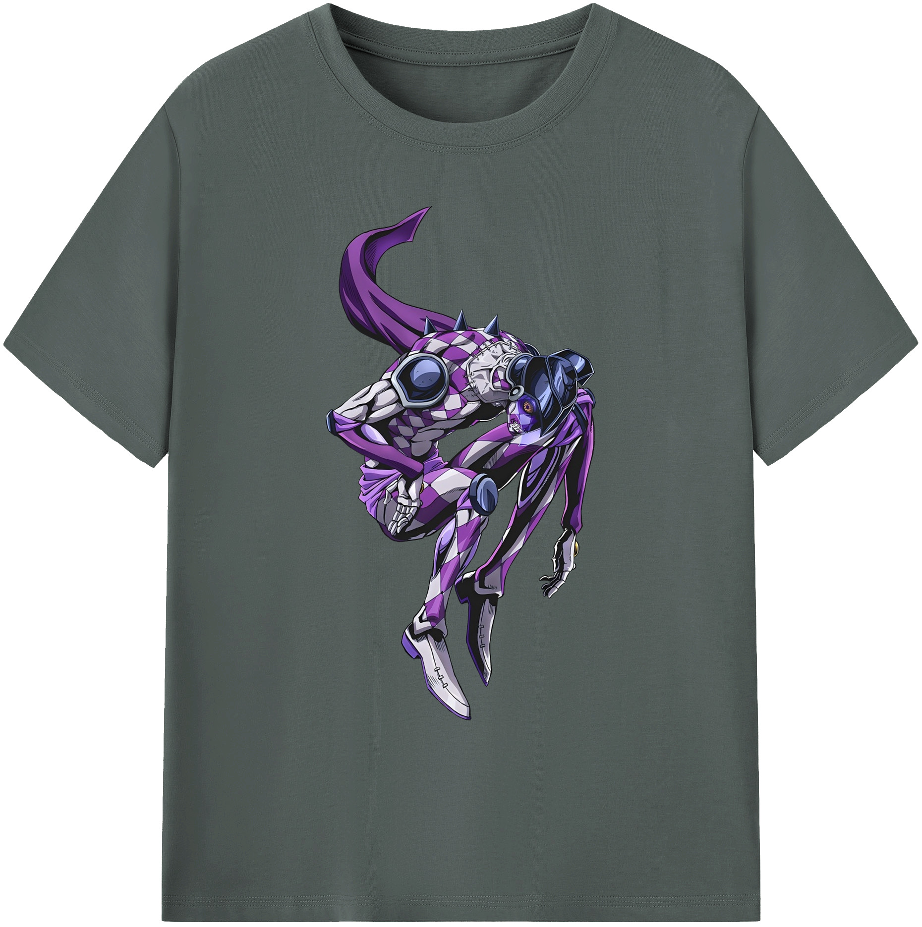 （画像用） ジョジョの奇妙な冒険 パンナコッタ?フー JoJo's Bizarre Adventure Pannacotta Fugo 綿100％ メンズ半袖Tシャツ｜肌触りやわらか＆通気性